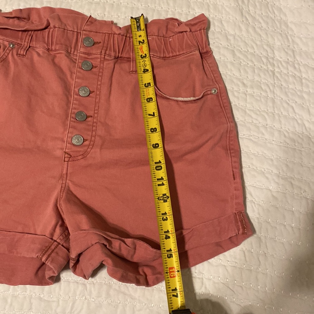 EXPRESS HIGH WAIST ROSE SHORT - Picture 6 of 11